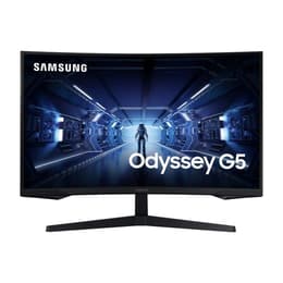 32-tum Samsung Odyssey G5 C32G55TQWR 2560 x 1440 LCD Monitor Svart