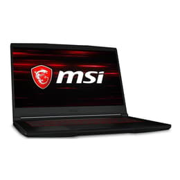 MSI GF63 10SCXR-1406FR 15-tum - Core i5-10300H - 8GB 1000GB Nvidia GeForce GTX 1650 Ti AZERTY - Fransk
