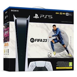 PlayStation 5 Digital Edition 825GB - Vit + FIFA 23