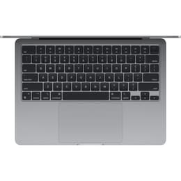 MacBook Air 15" (2024) - Apple M3 med 8-kärnig CPU och 10-kärnig grafikprocessor - 8GB RAM - SSD 512GB - Standardskärm - QWERTY - Engelsk