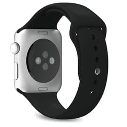 Apple Watch (Series SE) 2020 GPS 40 - Aluminium Silver - Sportband Svart