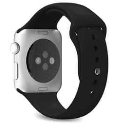 Apple Watch Series SE 1 (2020) GPS 40 mm - Aluminium Silver - Sportband Svart