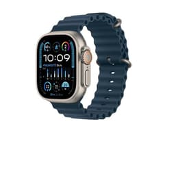 Apple Watch (Ultra) 2023 GPS + Mobilnät 49 - Titan Grå - Havsband Blå
