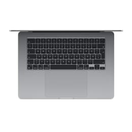 MacBook Air 15" (2023) - Apple M2 med 8-kärnig CPU och 10-kärnig grafikprocessor - 16GB RAM - SSD 1000GB - Standardskärm - QWERTZ - Tysk