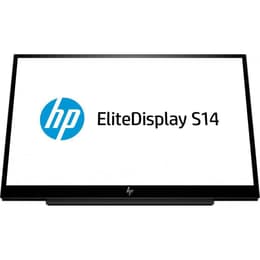 14-tum HP EliteDisplay S14 1920x1080 LCD Monitor Svart
