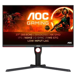 27-tum Aoc U27G3X/BK 3840 x 2160 LED Monitor Svart