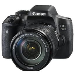 Canon EOS 750D Reflex 24 - Svart