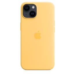 Apple Silikon Skal iPhone 14 Plus - Magsafe - Silikon Gul