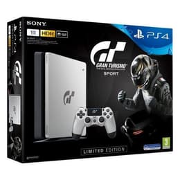 PlayStation 4 Slim 1000GB - Vit - Begränsad upplaga Gran Turismo Sport