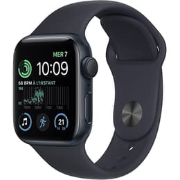Apple Watch (Series SE) 2021 GPS 40 - Aluminium Midnatt - Sportband Svart