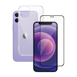 Skal 360 iPhone 12 mini och skyddsskärm - TPU - Genomskinlig