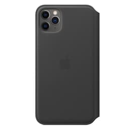Apple Skal Folio iPhone 11 Pro Max - Läder Svart