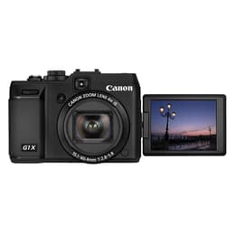 Hybrid - Canon PowerShot G1X MARK III Svart + Objektiv Canon Zoom 3X 24-72mm f/2.8-5.6