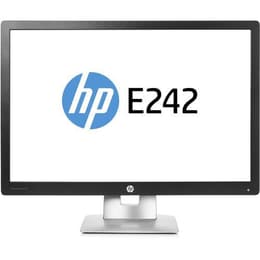 24-tum HP EliteDisplay E242 1920 x 1200 LCD Monitor Grå