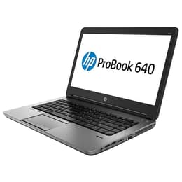 HP ProBook 640 G1 14-tum (2014) - Core i3-4000M - 4GB - SSD 256 GB QWERTZ - Tysk
