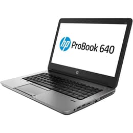 HP ProBook 640 G1 14-tum (2015) - Core i3-4000M - 4GB - SSD 128 GB AZERTY - Fransk