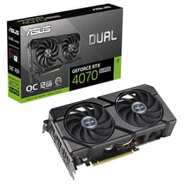 Asus NVIDIA GeForce RTX 4070 SUPER 12GB GDDR6X DUAL OC EVO Grafikkort