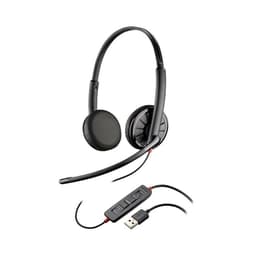 Plantronics Blackwire 300 DA kabelansluten Hörlurar med microphone - Svart