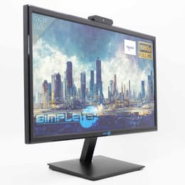 22-tum Simpletek ST22MW 1920 x 1080 LED Monitor Svart