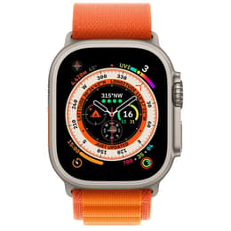 Apple Watch (Ultra) 2022 GPS 49 - Titan Grå - Bergsloop Apelsin