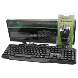 Alantik Keyboard QWERTY Italiensk KBALM2 Kit Mouse and Keyboard