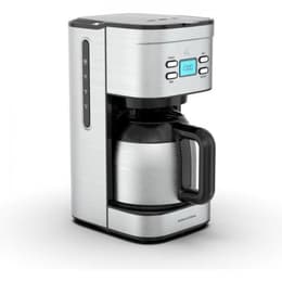 Espresso kaffemaskin kombinerad Continental Edison 3612401715024 L - Grå