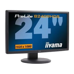 23,6-tum Iiyama ProLite B2409HDS-1 1920 x 1080 LCD Monitor Svart