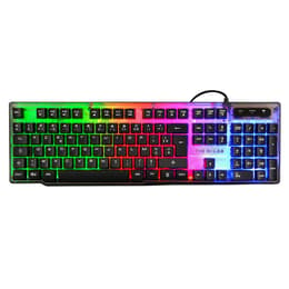 The G-Lab Keyboard AZERTY Fransk Bakgrundsbelyst tangentbord Keyz Neon