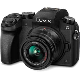 Lumix DMC-G7 - Svart + Panasonic Lumix G Vario 14-42mm f/3.5-5.6 II ASPH Mega OIS f/3.5-5.6