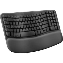 Logitech Keyboard AZERTY Fransk Wireless Wave Keys