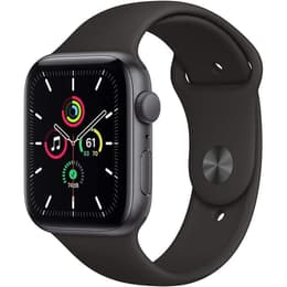 Apple Watch Series SE 2 (2022) GPS + Mobilnät 40 mm - Aluminium Midnight - Sportband Svart