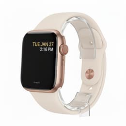 Apple Watch Series 10 (2024) GPS + Mobilnät 46 mm - Aluminium roséguld - Sportband Stjärnglans