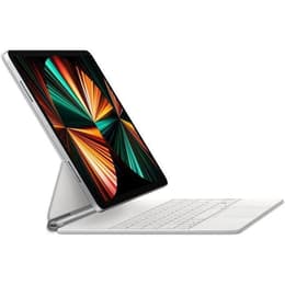 iPad Magic Keyboard 12.9" (2020) Trådlös - Vit - AZERTY - Fransk