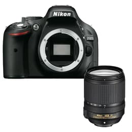 Reflex D5200 - Svart + Nikon AF-S Nikkor 18-140mm f/3.5-5.6 G ED VR f/3.5-5.6 G ED VR