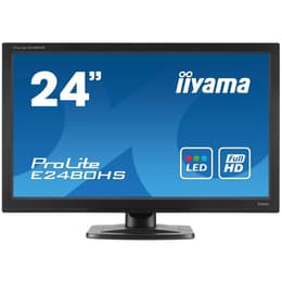 24-tum Iiyama ProLite E2480HS 1920 x 1080 LCD Monitor Svart