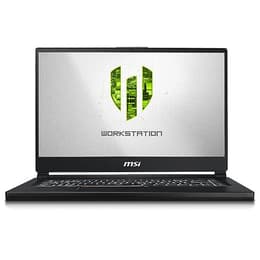 MSI Workstation WS65 15-tum (2019) - Core i7 - Gen 9 (H) - 32GB - SSD 1 TB AZERTY - Fransk