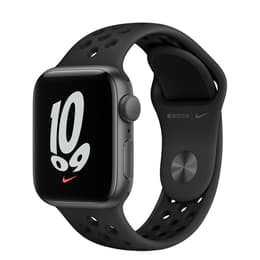 Apple Watch (Series SE) 2020 GPS 40 - Aluminium Grå utrymme - Nike Sport band Svart