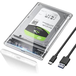 Breizh Refurb M48S Type C Extern hårddisk - HDD 1 TB USB 3.1 Type C