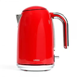 Livoo DOD180R Röd 1,7000L - Vattenkokare