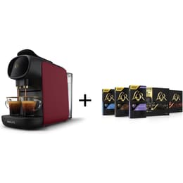 Espresso med kapslar Nespresso kompatibel Philips L'OR Barista Sublime LM9012/55 0,8000L - Svart/Röd