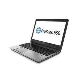 HP ProBook 650 G1 15-tum (2014) - Core i5-4200M - 8GB - SSD 128 GB AZERTY - Fransk