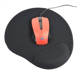 Simpletek Mouse pad with soft wrist support - Black - Ergonomic, Soft touch, Comfortable Mus