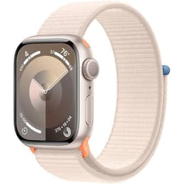 Apple Watch Series 9 (2023) GPS 45 mm - Aluminium Stjärnglans - Sport loop Stjärnglans