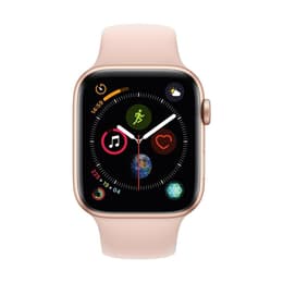Apple Watch Series 4 (2018) GPS + Mobilnät 44 mm - Aluminium Guld - Sportband Rosa