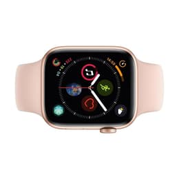 Apple Watch Series 4 (2018) GPS + Mobilnät 44 mm - Aluminium Guld - Sportband Rosa