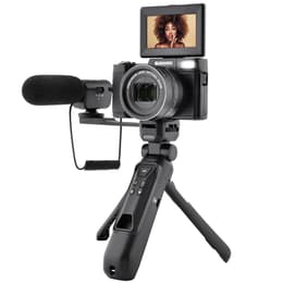 AgfaPhoto Realishot VLG-4K OPT - Svart + AgfaPhoto Optical Zoom Optique 5X 52mm f/2.4-5.04