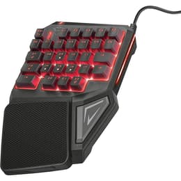Trust Keyboard QWERTY Spansk Bakgrundsbelyst tangentbord GXT 888 Аssa