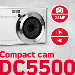 Kompakt - AgfaPhoto Realishot DC5500 - Fantomsilver + Agfa Photo Zoom Digital 8x