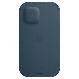 Apple Läder Skal iPhone 12 mini - Magsafe - Läder Blå