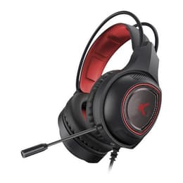 Ksix Drakkar gaming kabelansluten Hörlurar med microphone - Svart/Röd